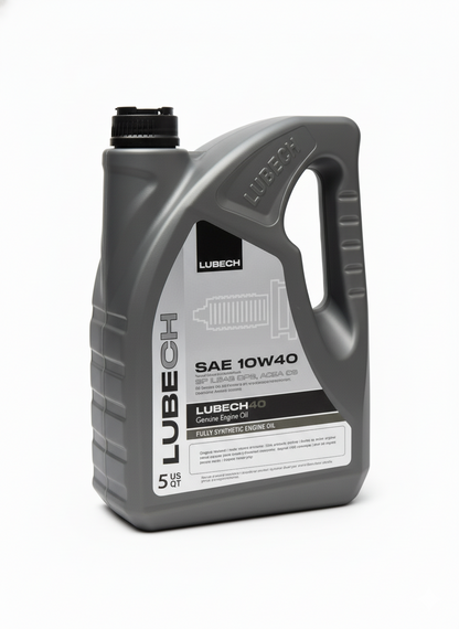 LUBECH Full Synthetic Motor Oil 10W-40, 5 Quart
