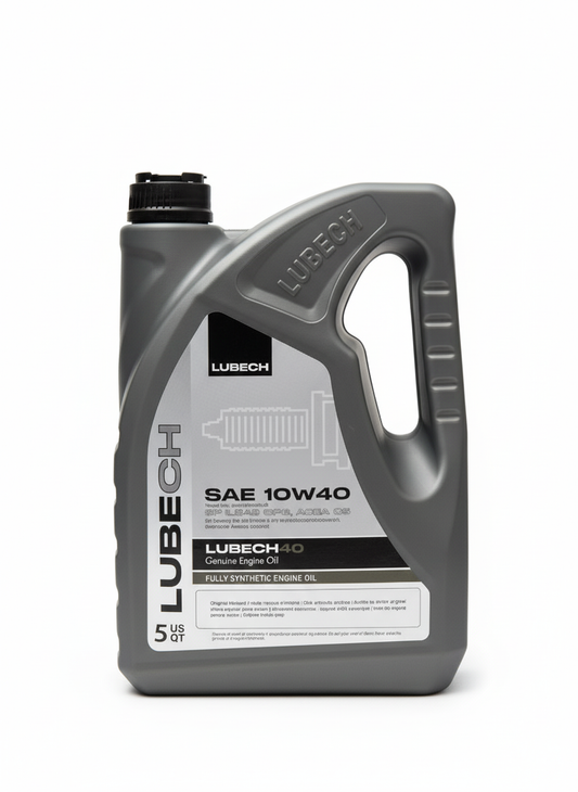 LUBECH Full Synthetic Motor Oil 10W-40, 5 Quart