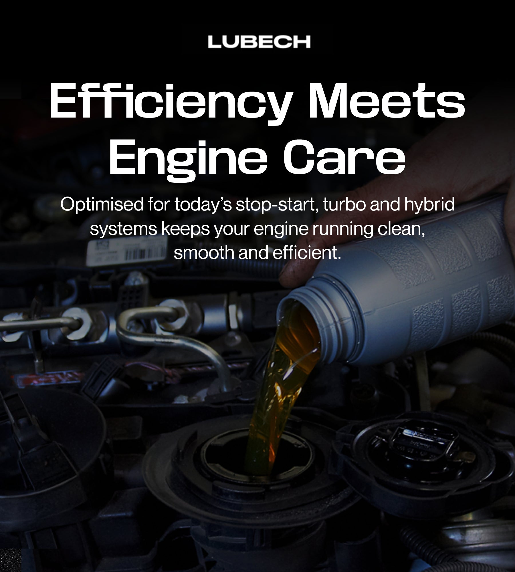 LUBECH 0W-16 FULL SYNTHETIC HYBRID CAR Mobile Banner