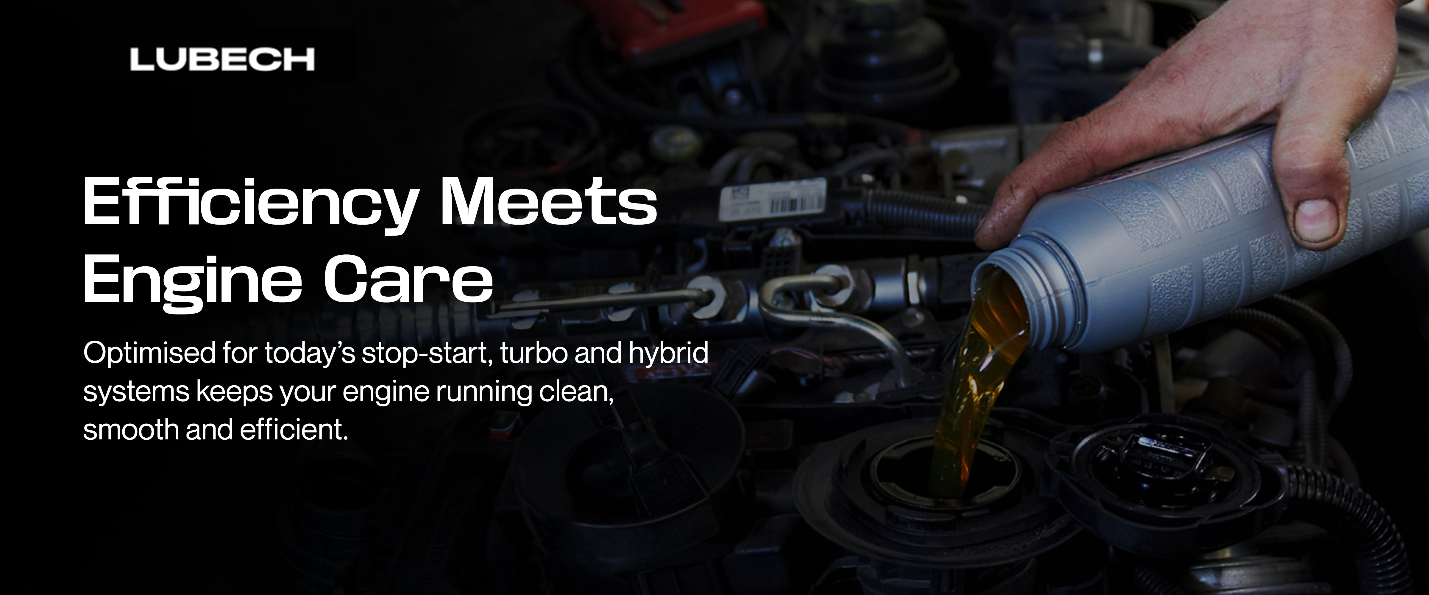 LUBECH 0W-16 FULL SYNTHETIC HYBRID CAR Desktop Banner