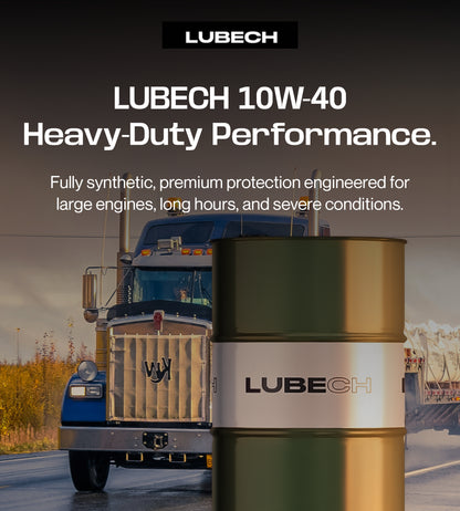 LUBECH 10W40 Synthetic Engine Oil - 55 Gallon Drum