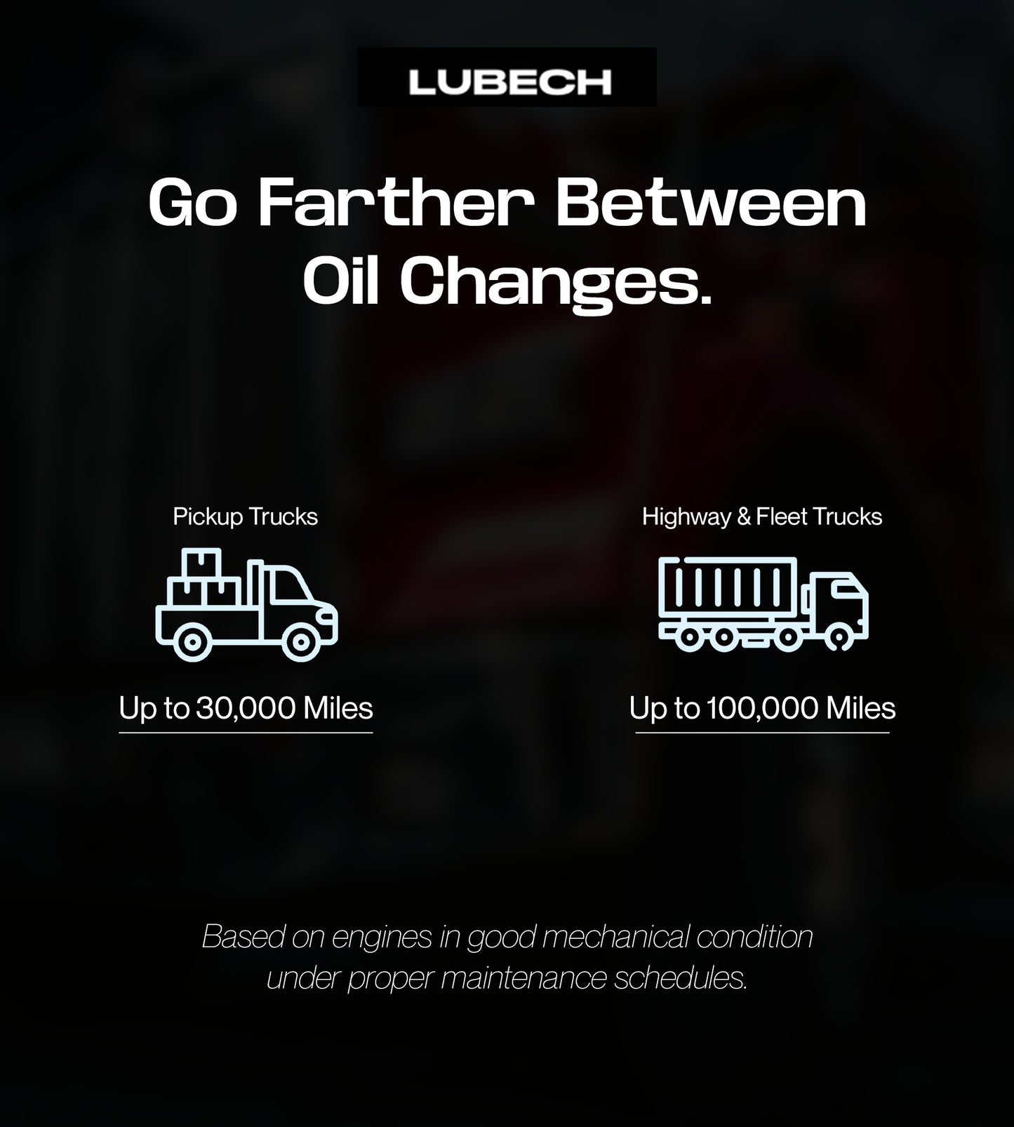 LUBECH 10W40 Synthetic Diesel Engine Oil - 55 Gallon Drum