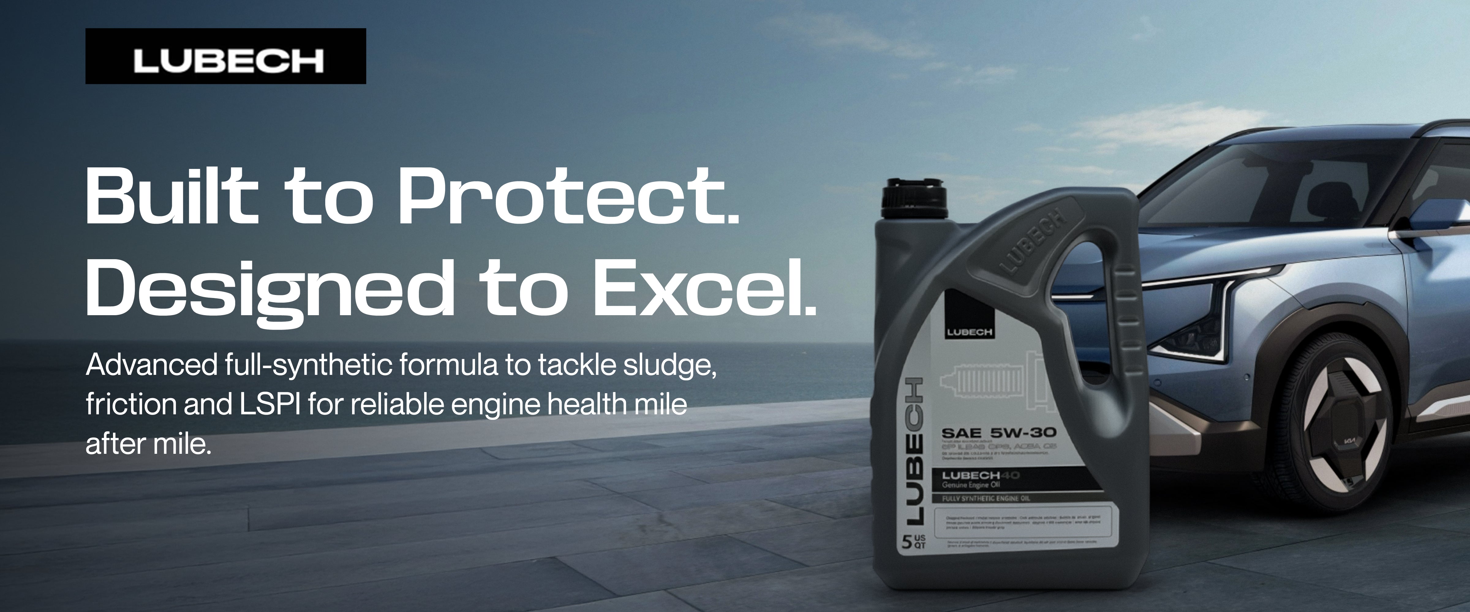 LUBECH 5W-30 FULL SYNTHETIC, Desktop Banner