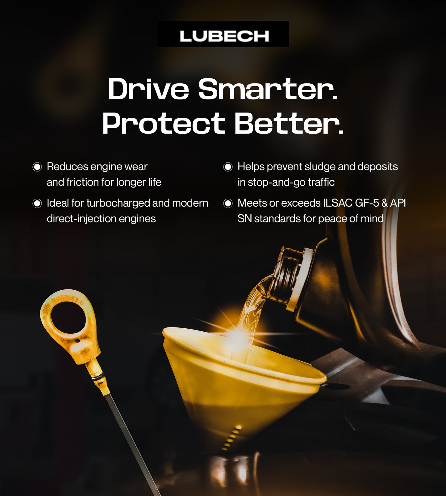 LUBECH 5W-30 FULL SYNTHETIC,