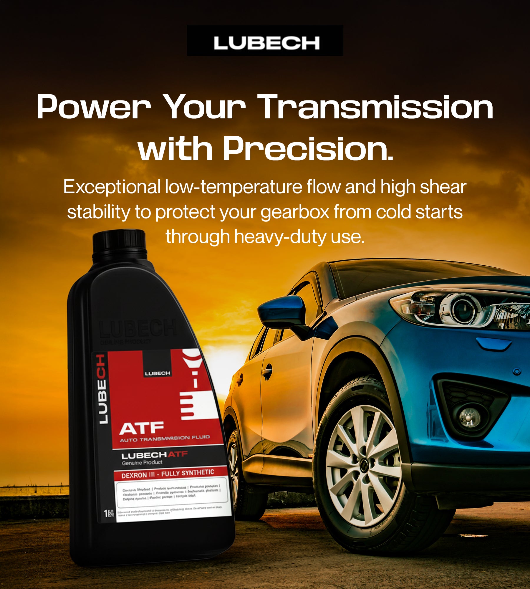 LUBECH ATF DEXRON III Mobile Banner