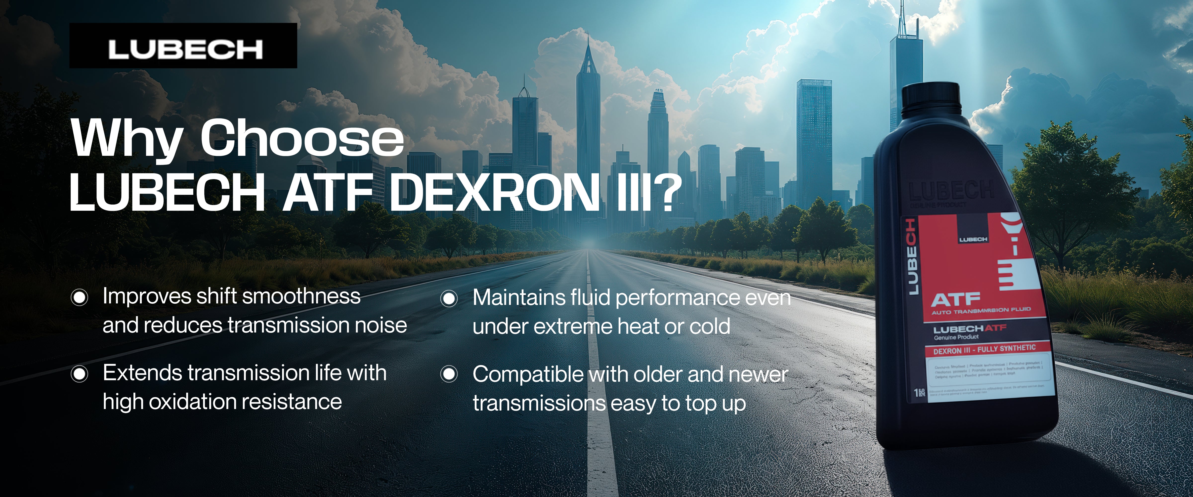 LUBECH ATF DEXRON III Desktop Banner