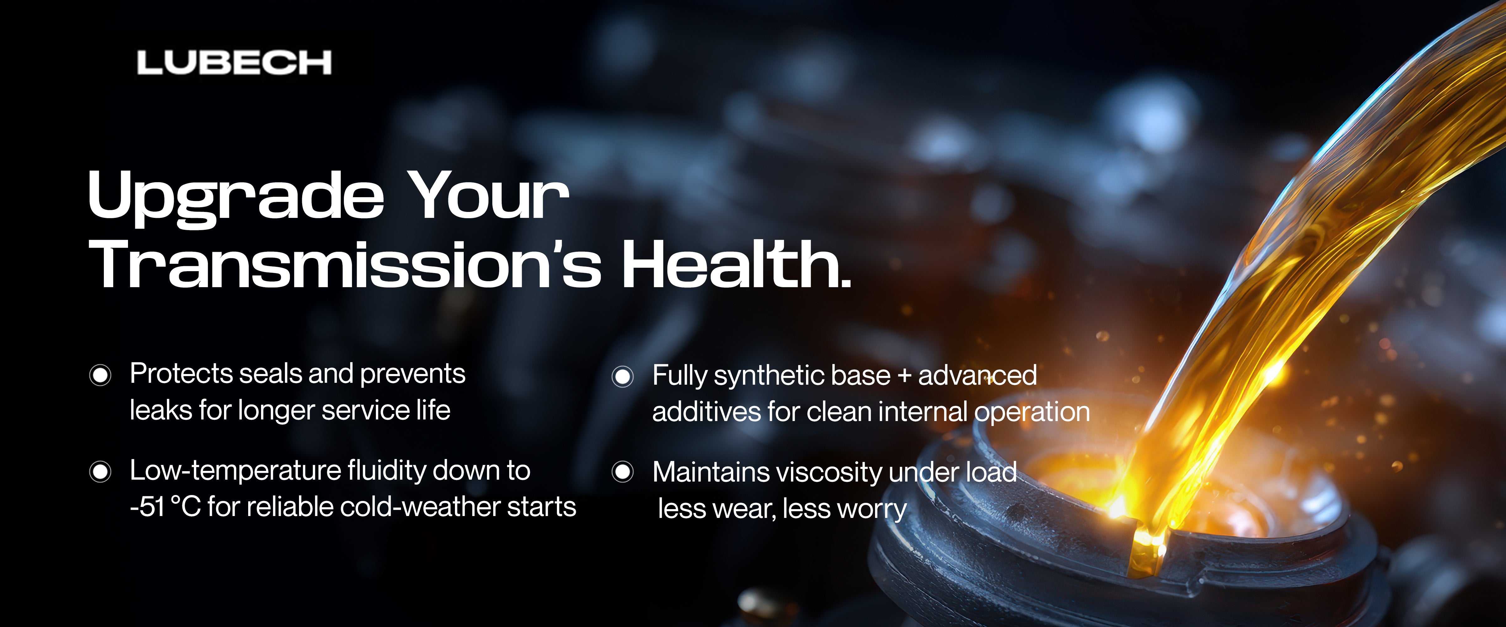 LUBECH ATF DEXRON III Desktop Banner