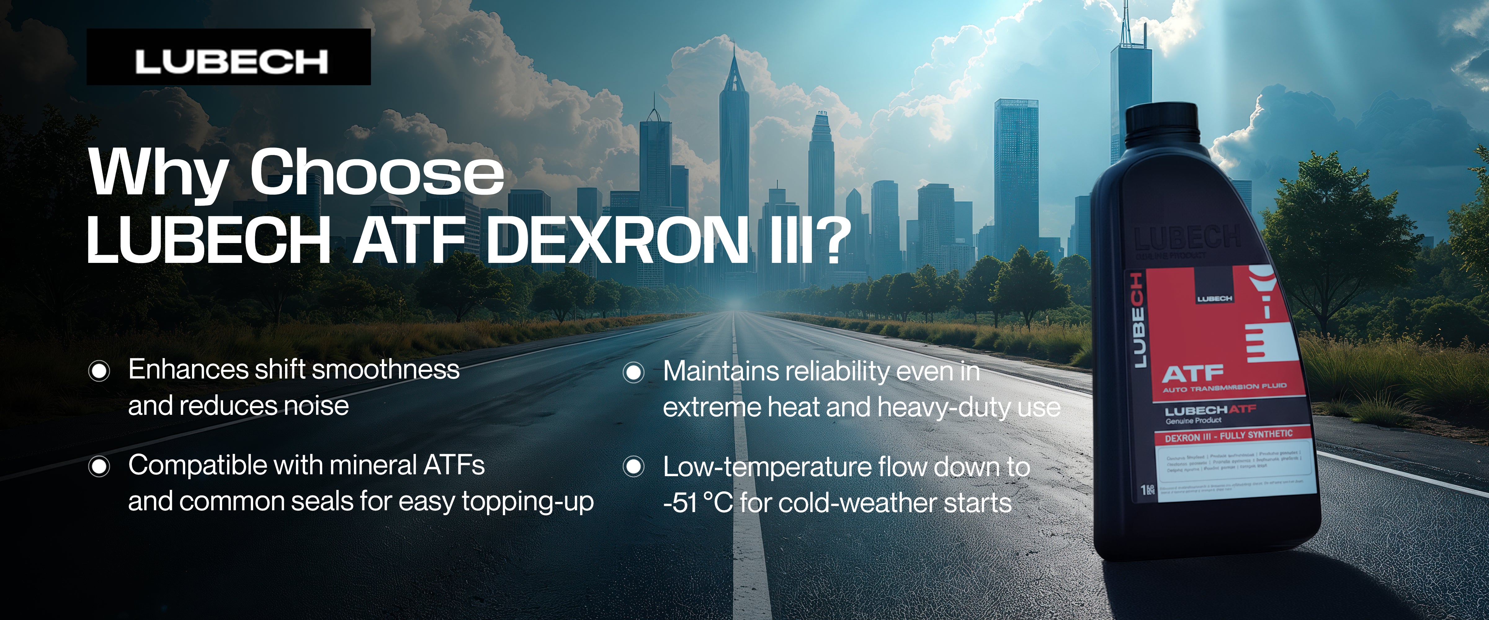 LUBECH ATF DEXRON IV Desktop Banner