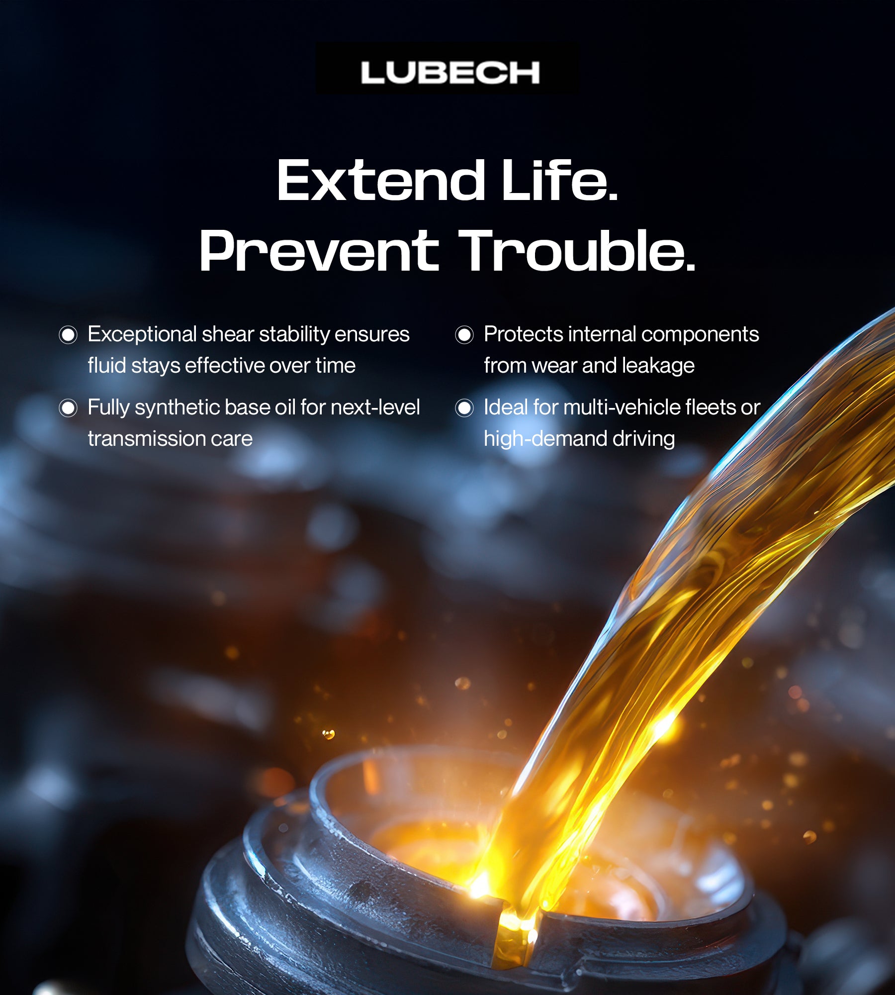 LUBECH ATF DEXRON IV Mobile Banner