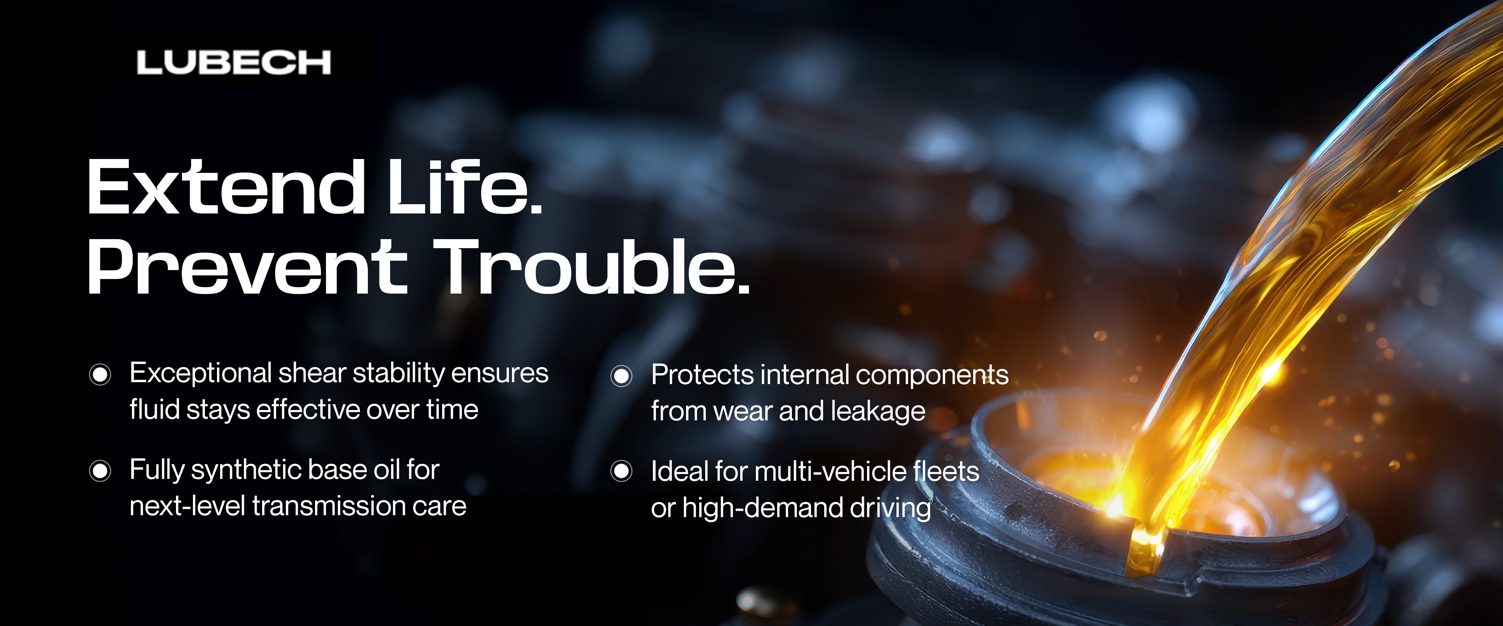 LUBECH ATF DEXRON IV Desktop Banner