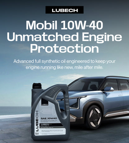 LUBECH Full Synthetic Motor Oil 10W-40, 5 Quart