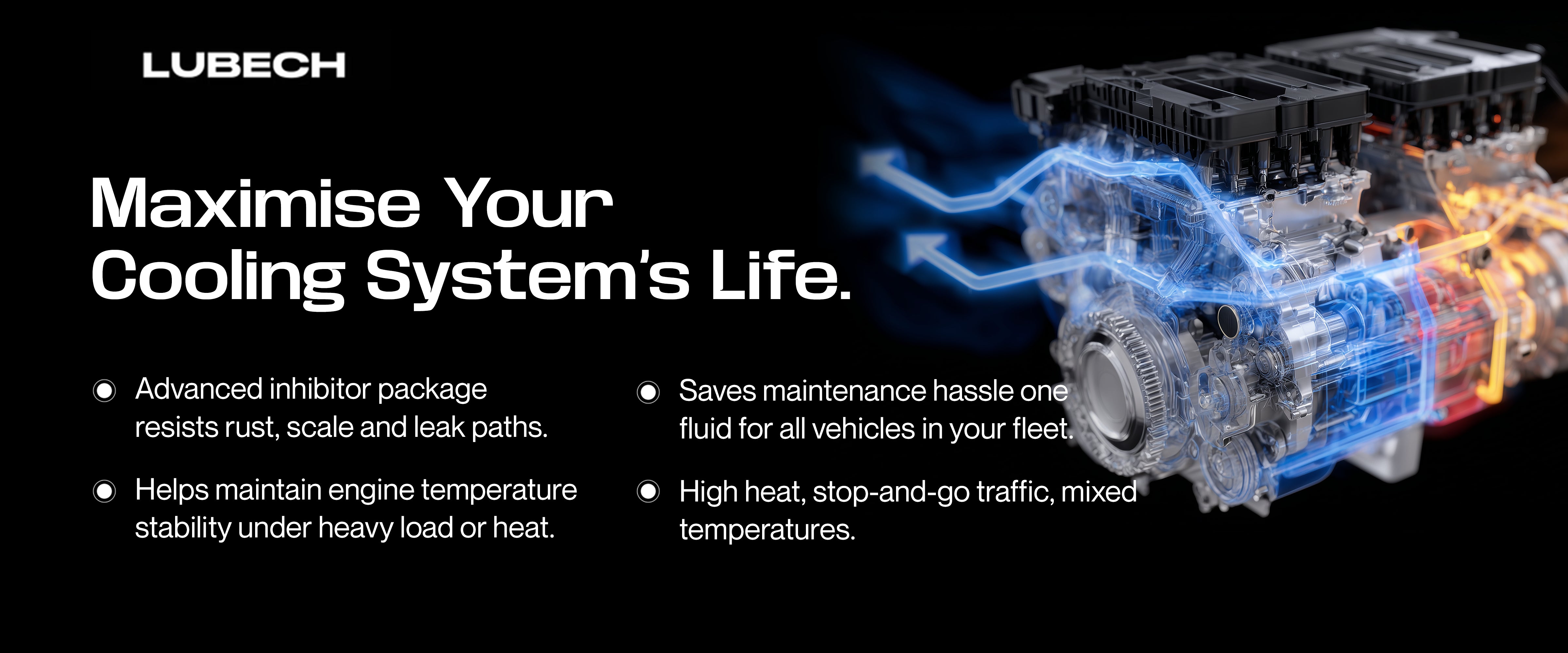 LUBECH SHIELDEX 50/50 PREDILUTED ANTIFREEZE Desktop Banner